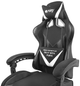 Fotel gamingowy Fury Gaming Chair Avenger L 60 mm Black-White (NFF-1711) - obraz 8