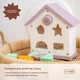 Іграшка-сортер ELFIKI Eco Магічний будинок 20 см (39780) - зображення 3