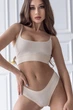 Комплект нижнего белья топ и трусики-слипы Totalfit T50 Бежевый 2XL (SET2W-Q32) - изображение 1