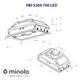Вытяжка полновстраиваемая Minola HBI 5204 GR 700 LED - изображение 10