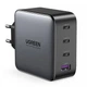 Зарядное устройство Ugreen CD226 90575 4xUSB 100W GaN 3хUSB-C+USB-A Серый - изображение 1
