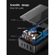 Адаптер мережевий LDNIO LED Display A4809C |2USB/2Type-C, GaN, PD3.0 100W/QC4.0| чорний - зображення 6