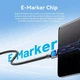Kabel Vention Zinc Alloy USB 3.1 Type-C M-M 1.2 m 100 W z wyświetlaczem Czarny (TAYBAV) - obraz 8
