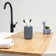 Подставка для зубных щеток и пасты MBM MY HOME Milan Серая (BA-22 GRAY) - изображение 5