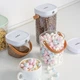 Емкость для хранения МВМ MY HOME Прозрачная (KP-07 S T/WHITE) - изображение 6