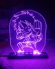 3D світильник-нічник Zayaka Ван Піс One Piece Luffy anime Фіолетовий 442 - изображение 1