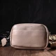Сумка кросс-боди женская кожаная Vintage leather-22121 Молочная - изображение 9