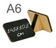 Ценник ACRY деревянный А6 148х105 мм меловой с подставкой (24095) - изображение 1