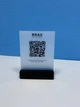 Табличка ACRY с QR-кодом на деревянной подставке А6 105х150х40 мм Полупрозрачный (27004) - изображение 2