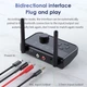 Многофункциональный Bluetooth приемник - передатчик стерео звука VAORLO B39 с поддержкой передачи сигнала на двое пар наушников - изображение 4