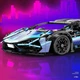Конструктор Спортивный автомобиль на радиоуправлении в контейнере 1314 деталей (1012-613-00) - изображение 3