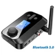 Bluetooth приемник - передатчик VAORLO C41 с LCD экраном, оптический вход, поддержка воспроизведения музыки с карты памяти MicroSD - изображение 1
