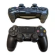 Бездротовий джойстик для приставки PS 4 чорний вібраційний - зображення 1