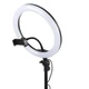 Кольцевая светодиодная лампа Ring Fill Light DX-300 черная (30 см) с креплением для телефона - зображення 3