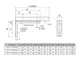 Консоль декоративна GIFF L=180 темно-коричневий (07686) - зображення 2