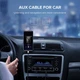 Аудіо-кабель AUX Type-C to Mini-Jack 3.5mm 1М Перехідник Аукс Black-Grey (100см) - зображення 7