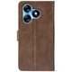 Чохол-книжка Crazy Horse Clasic для Realme C51 Brown (Front) (50780) - изображение 3