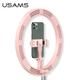 Селфи лампа и LED освещением 168см USAMS US-ZB120 pink - изображение 2