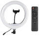 Селфі лампа та LED освітленням Bluetooth 12" YQ-320A light set (Kit2) | 170cm Stand, Plug Powered, 3000-6500K - зображення 4