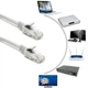 Кабель для интернета патч-корд Ethernet-Ethernet RJ-45 CAT5 10м Серый - изображение 2