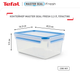 Набор контейнеров Tefal MasterSeal Прямоугольные 2.3 л + 550 мл (SET18_2пр.) - изображение 4