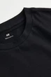 Футболка H&M Regular Fit S чорний 0685816002 - изображение 7