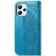 Чехол-книжка с рисунком UniCase Butterfly Pattern для Xiaomi Redmi 12 - Blue - изображение 5