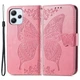 Чохол UniCase Butterfly Pattern для Xiaomi Redmi 12 - Pink - зображення 1