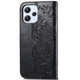 Чехол-книжка с рисунком UniCase Butterfly Pattern для Xiaomi Redmi 12 - Black - изображение 5
