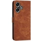 Чехол-книжка Deexe Lines Series для Infinix Hot 30 Play (X6835B) - Brown - изображение 6