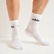 Набор мужских носков высоких хлопковых Adidas C Lin Crew HT3455 46-48 3 пары White (4066746240717) - изображение 4