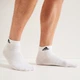 Набор мужских носков коротких хлопковых Adidas T Spw Ank IC1283 40-42 3 пары Medium Grey Heather (4066746290583) - изображение 5