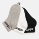 Набор мужских носков теплых коротких хлопковіх Adidas C Lin Ankle IC1304 40-42 3 пары Medium Grey Heather (4066746450956) - изображение 1