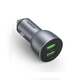 Автомобильное зарядное устройство Ugreen CD213 Dual USB Qualcomm Quick charge 3.0 36W - изображение 1