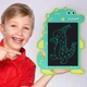 Планшет дитячий кольоровий 8.5" LCD дошка для малювання Writing Tablet Dinosaur Color Green - зображення 2