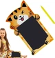 Планшет дитячий 8.5" LCD дошка для малювання Writing Tablet Cat Yellow - изображение 4