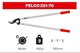 Сучкорез Felco 221-70 обводной - изображение 2