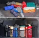 Автомобільна сітка-кишеня органайзер на липучці 80 х 25 см Bodasan Чорний (bc067) - зображення 6