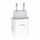 Сітчастий зарядний пристрій HOCO C73A Glorious dual port charger White - зображення 5