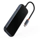 USB-Hub Baseus AcmeJoy 4-Port Type-C HUB Adapter（Type-C to USB3.0*3+Type-C PD&Data *1）Dark Grey - изображение 2