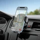 Тримач для мобільного BOROFONE BH69 air outlet car holder Black - изображение 6