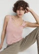 Топ MANGO 47048637-OPORT Розовый XXS E000105 - изображение 4