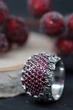 Серебряное кольцо Букет роз (3827) 19.5 - изображение 3