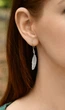 Сережки з пір’їнками зі срібла 925 (АРТ. №6010) Dadiverin Jewelry - изображение 3