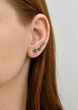 Сережки зі срібла 925 у формі квітів (АРТ. №6026c) Dadiverin Jewelry - изображение 3