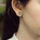 Срібні сережки-протяжки у вигляді квіточки (АРТ. №658) Dadiverin Jewelry - изображение 2