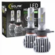 Автолампы светодиодные Solar LED H4 12/24V 6500K 6000Lm 50W Cree Chip 8604 - изображение 1