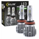 Автолампы светодиодные Solar LED H11 12/24V 6500K 6000Lm 50W Cree Chip 8611 - изображение 1