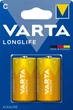 Батарейка VARTA Longlife C/LR14 1.5V щелочная 2шт - изображение 1