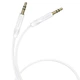 AUX cable 3.5mm BOROFONE BL16 Clear sound (1M) Білий - зображення 1